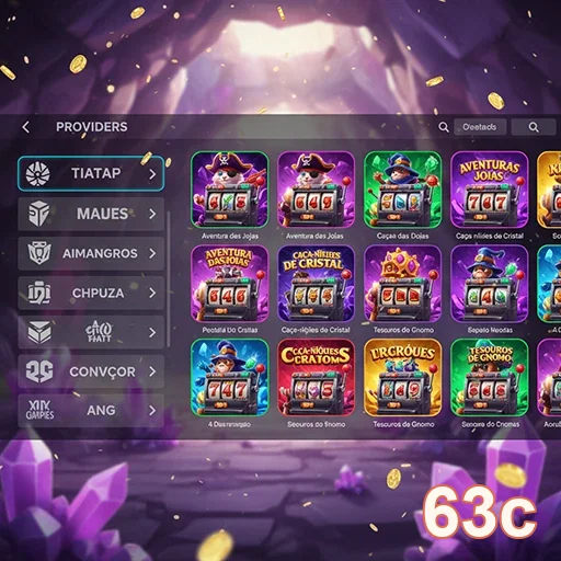 Tela de jogos otimizados da 63c para usuários VIP.