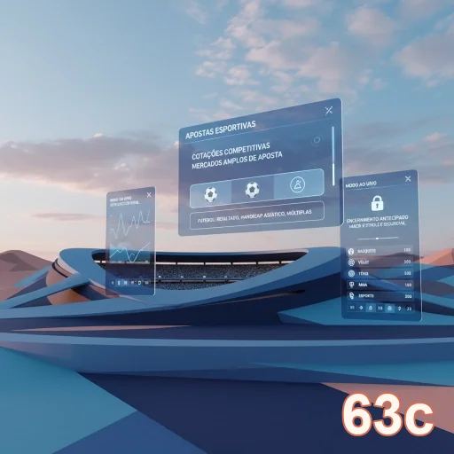 Modelo de estádio com funcionalidades do site 63c.